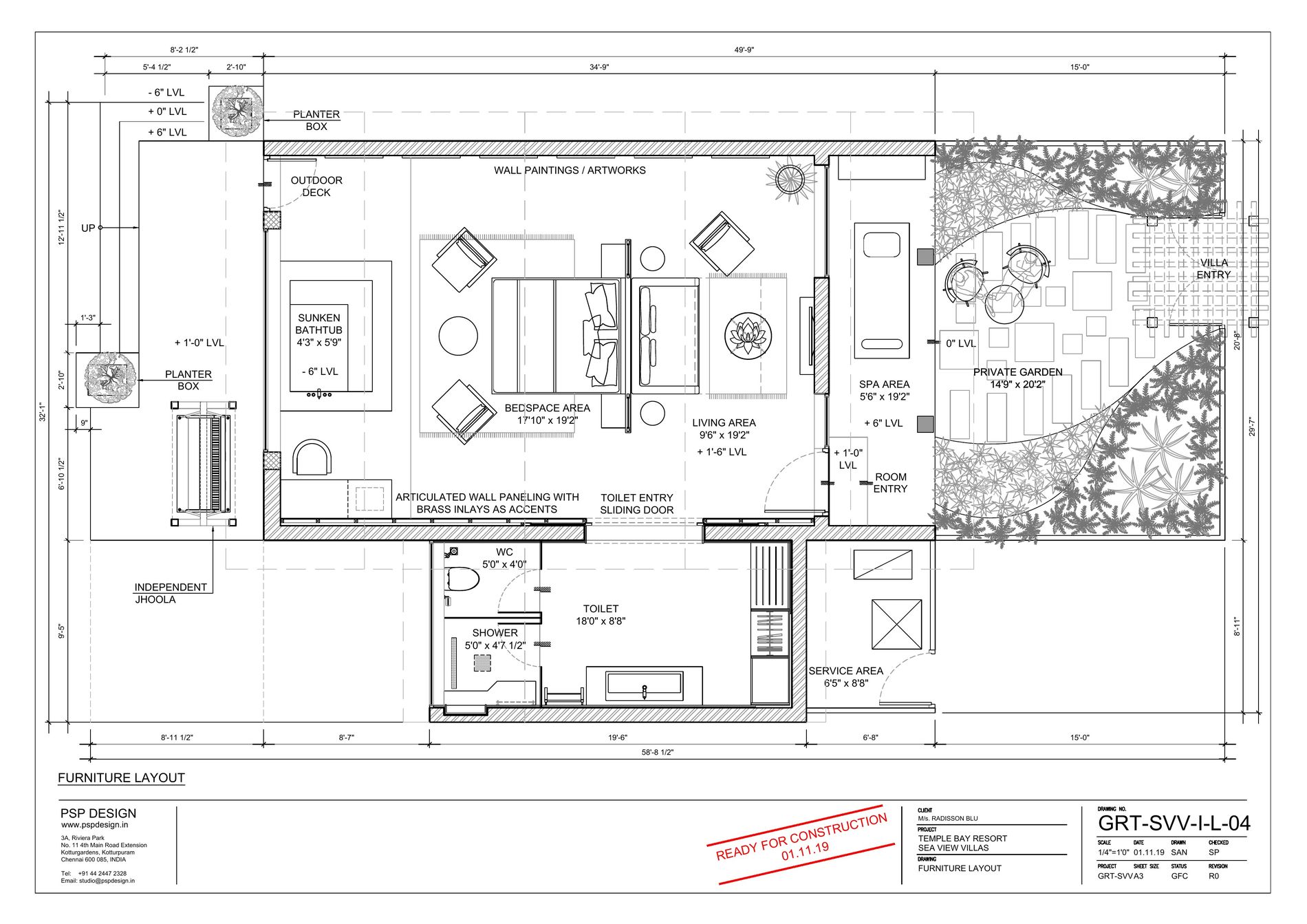Furniture layout (construction)